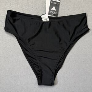 COTTON ON Women's High-Waisted Cheeky Bikini Bottoms, black Medium $25